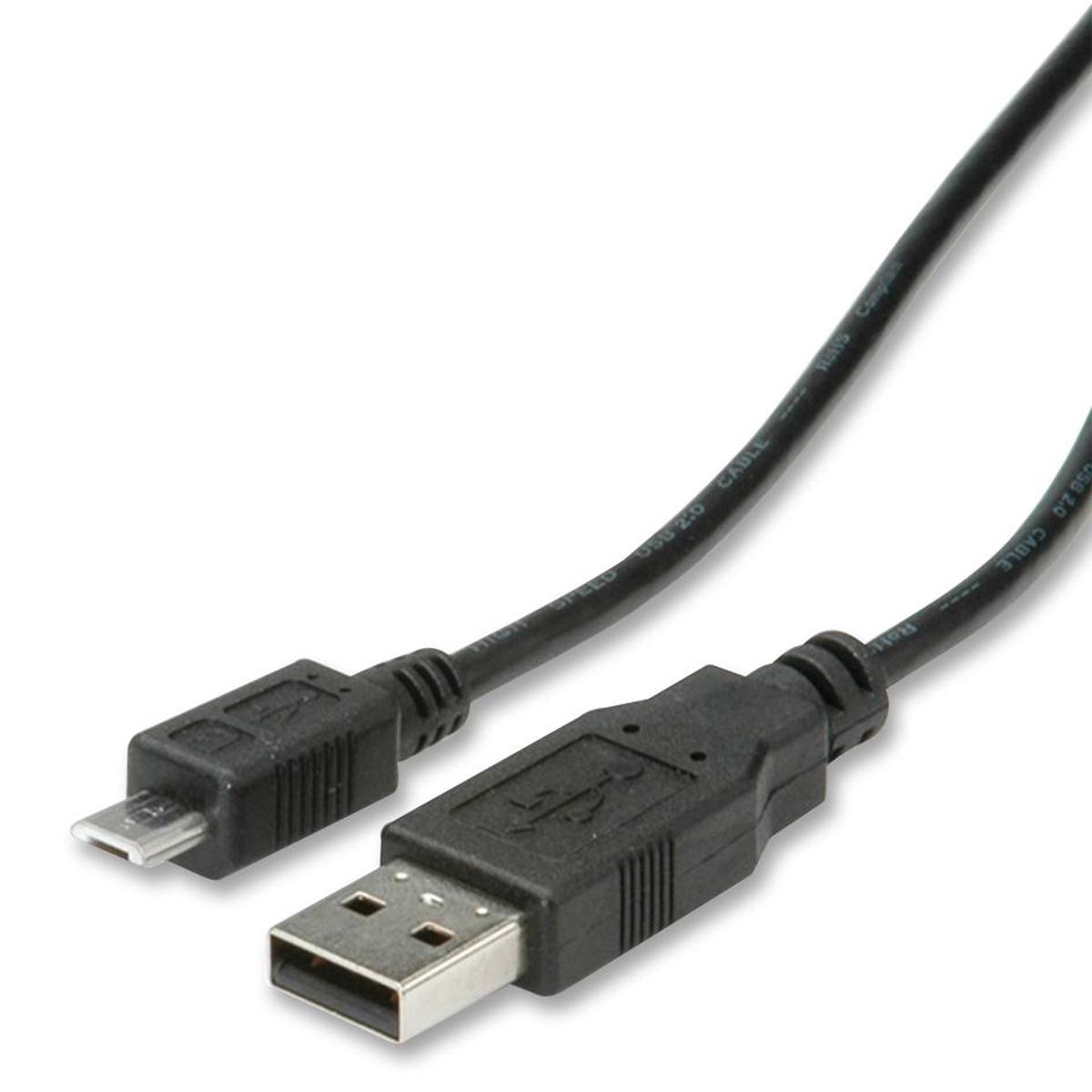 11.02.8755 Computer Cable, USB2.0, 3M, Black ROLINE