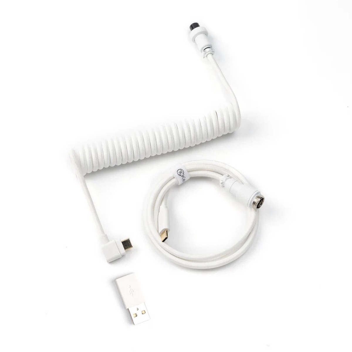 Keychron Coiled Aviator Cable Angled Connection