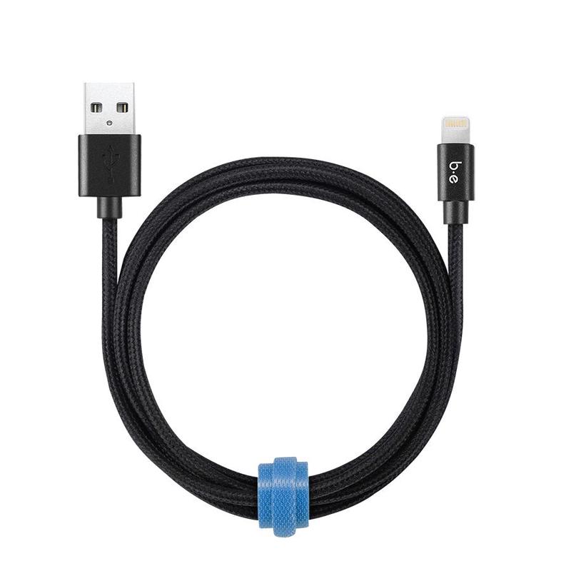 CABLE CH/SYNC LIGHTN.USB 6' NR (BEEB6MFIBK)