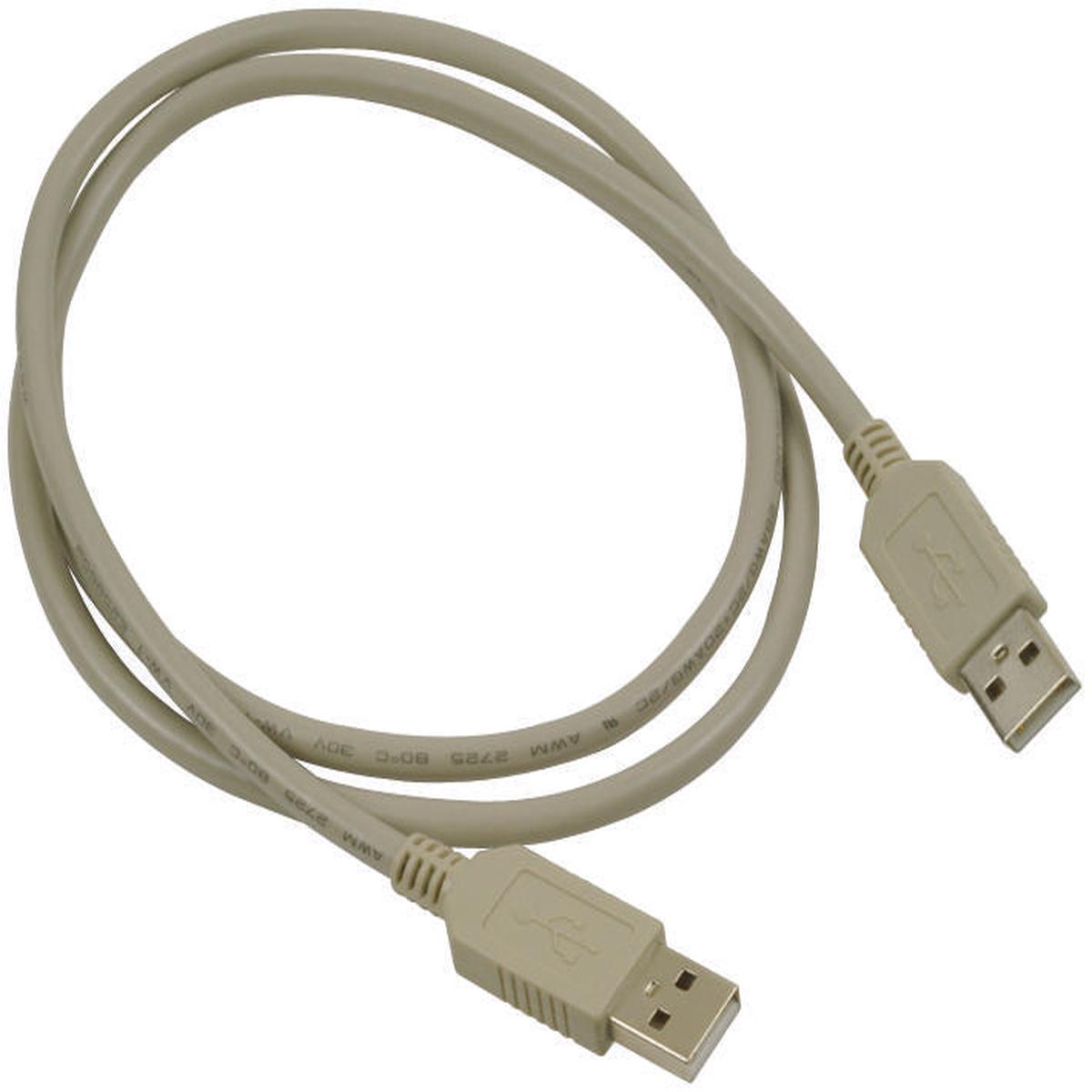 CSMUAA-2m USB Cable, 2.0 A Plug-Plug, 2m, Grey L-Com