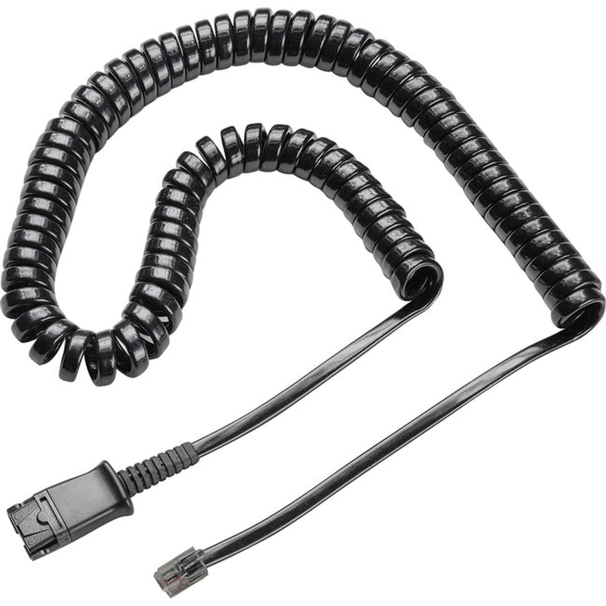 COIL CORD TO QD MODULAR PLUG (PLN27190-01)