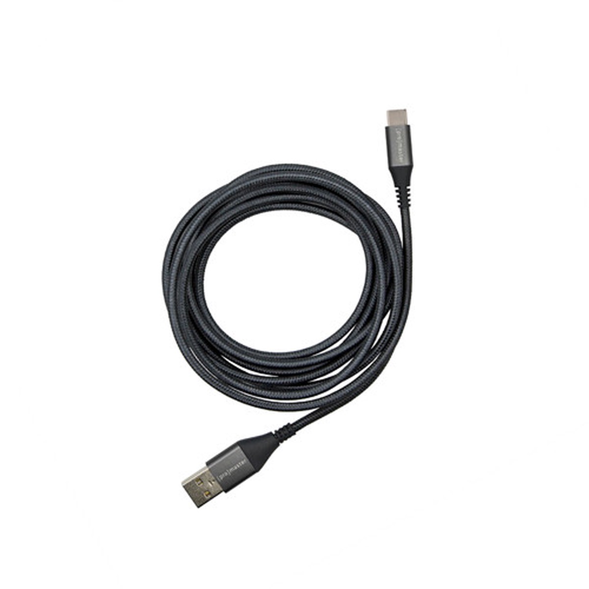 USB-C to USB-A Braided Cable 1m - grey