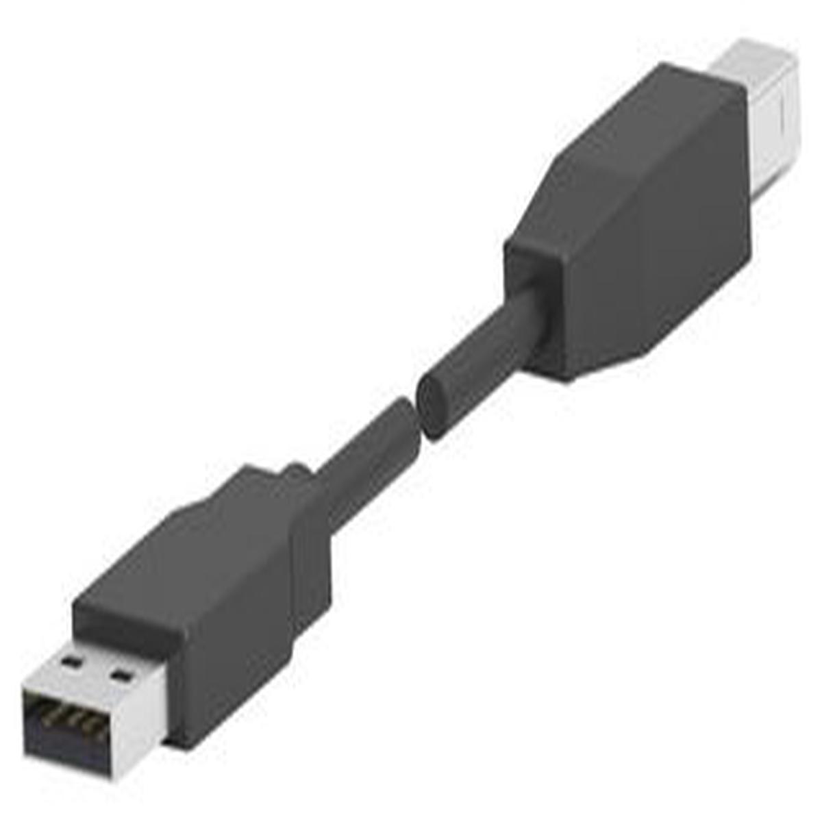 1487595-2 USB Cable, 2.0 A Plug-B Plug, 4.4ft Te Connectivity