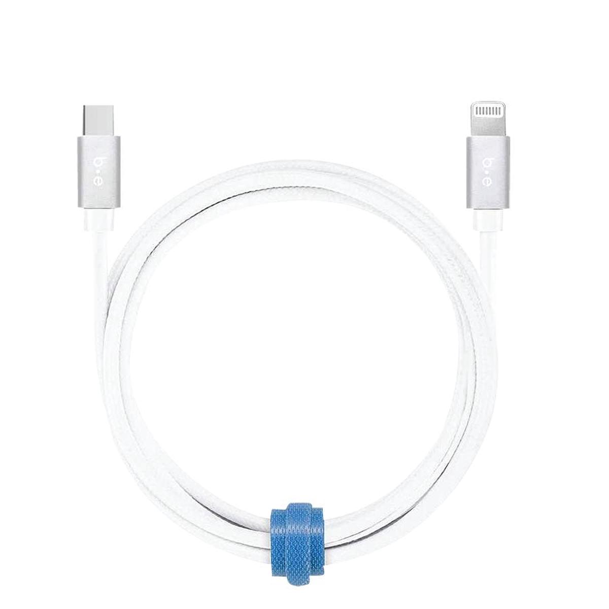 CABLE CH/SYNC USB-C/LIG.4' BL. (BEEBEC2L4W)