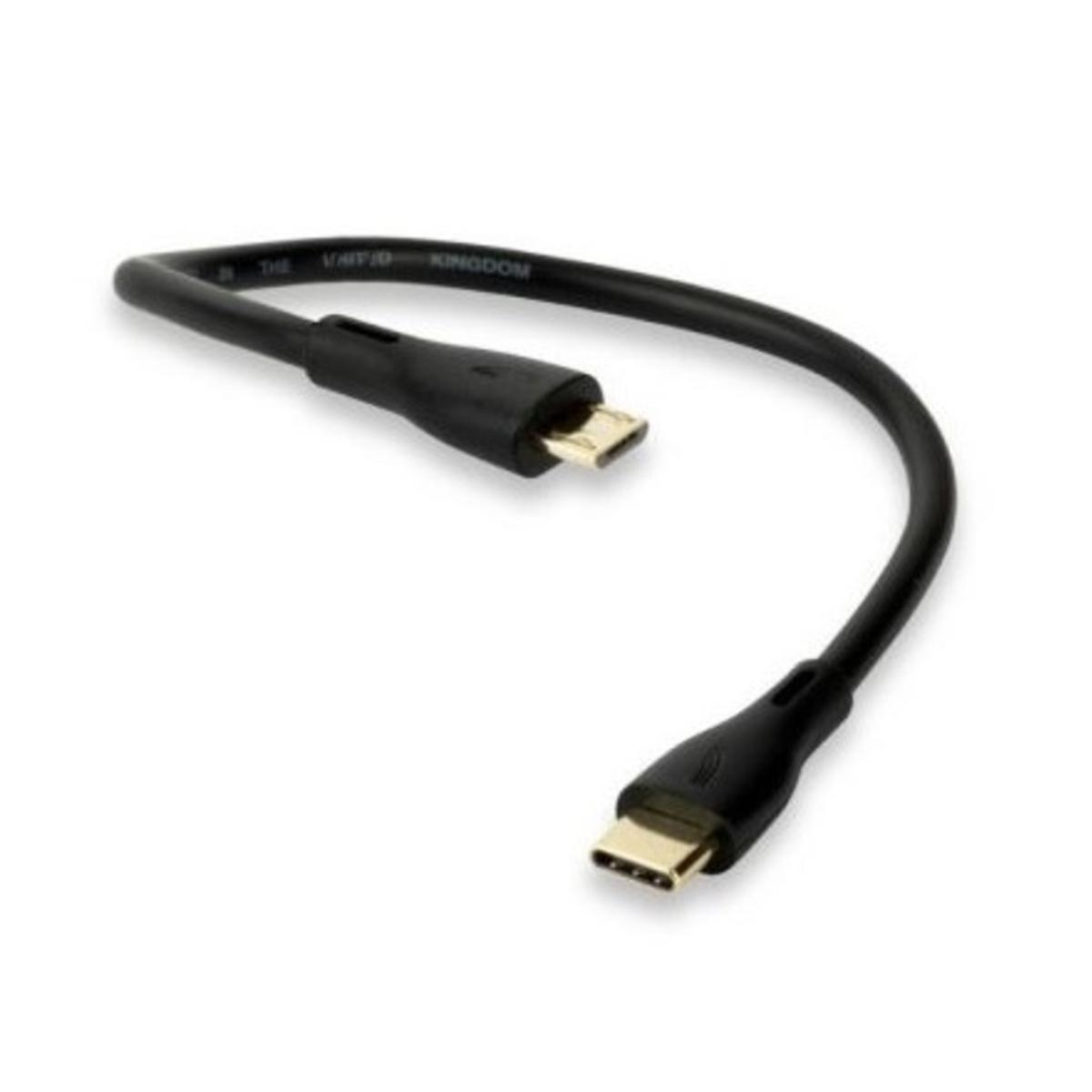 QED CONNECT USB C to Micro B Cable 0.75m - QE8204