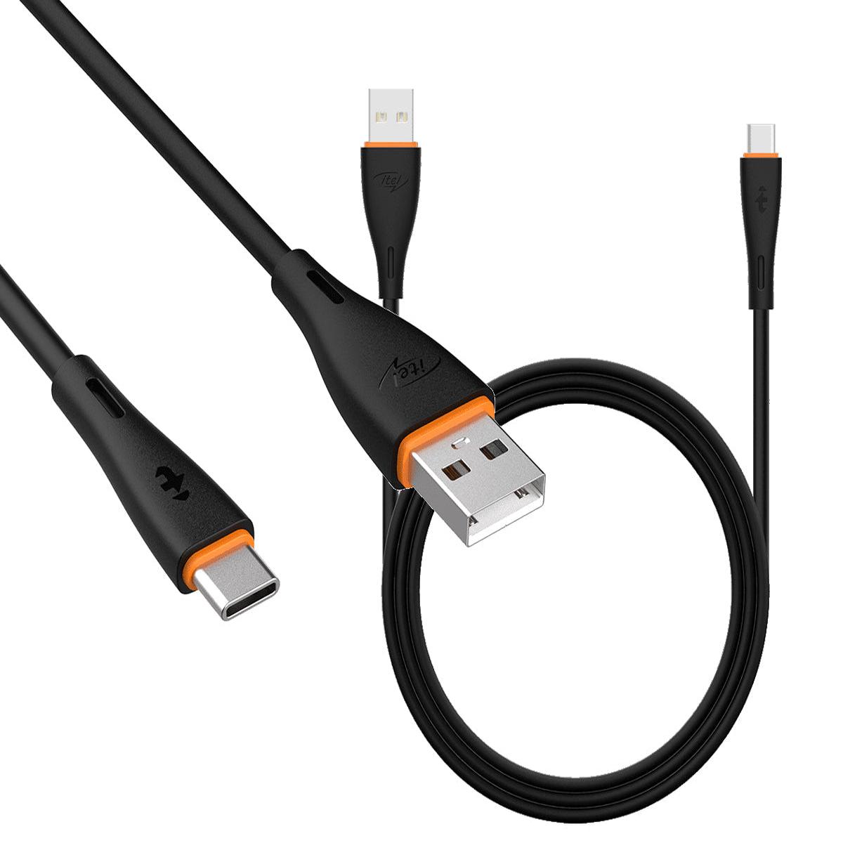 Itel ICD-C21 2M Charging USB Type C Cable with High-Speed Data Transfer
