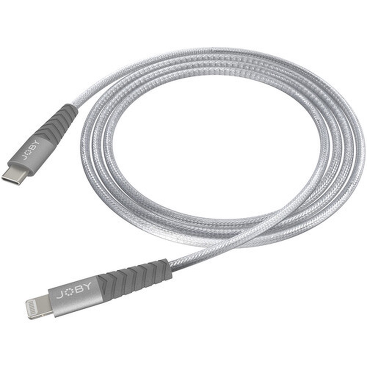 Joby - Charge & Sync USB Type-C to Lightning Cable (6.6', Space Grey)