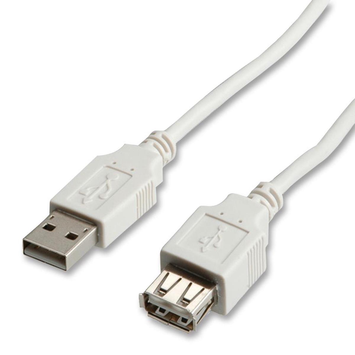 11.99.8949 Computer Cable, USB2.0, 1.8m, White multicomp