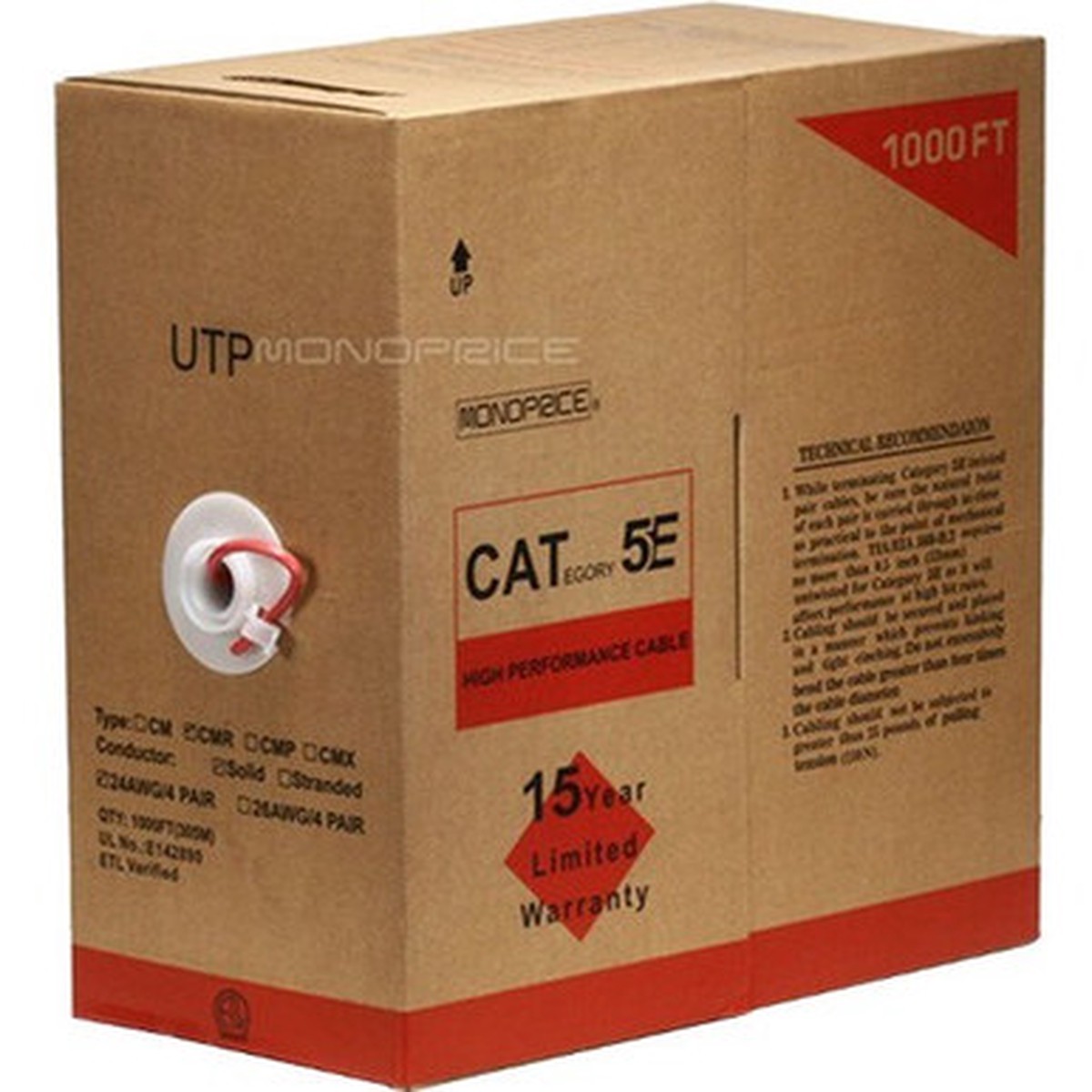 Monoprice Cat. 5e UTP Network Cable - 881