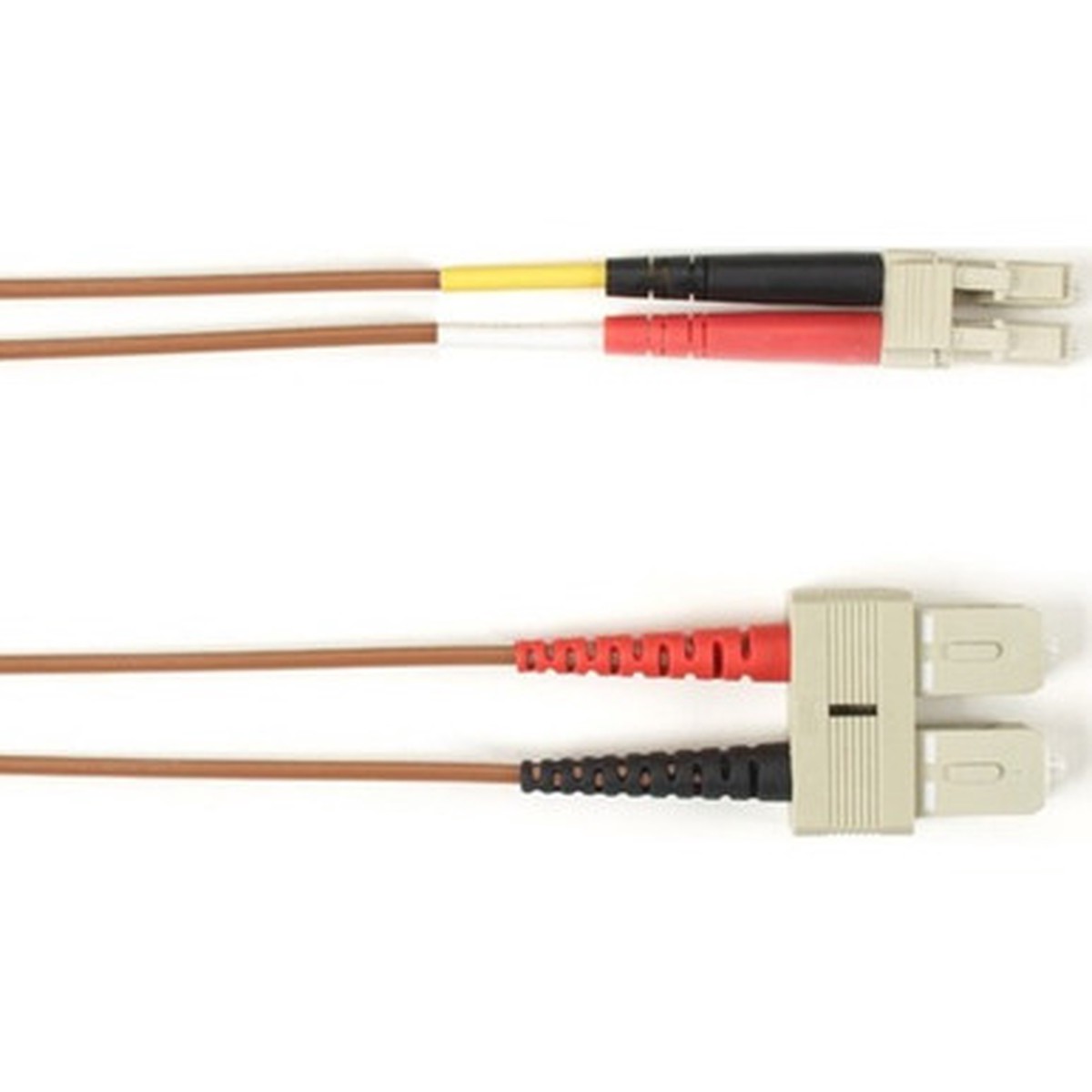 Black Box - Duplex Fiber Optic Patch Network Cable - FOCMRSM-002M-SCLC-BR