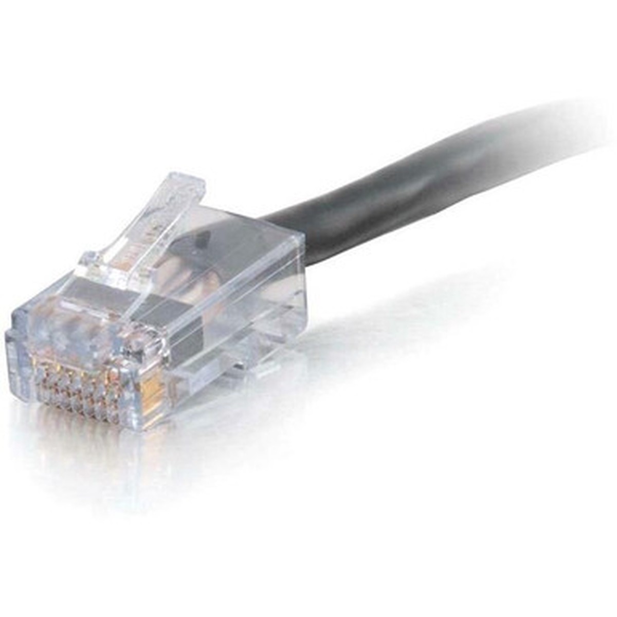 C2G-50ft Cat6 Non-Booted Network Patch Cable (Plenum-Rated) - Black - 15301