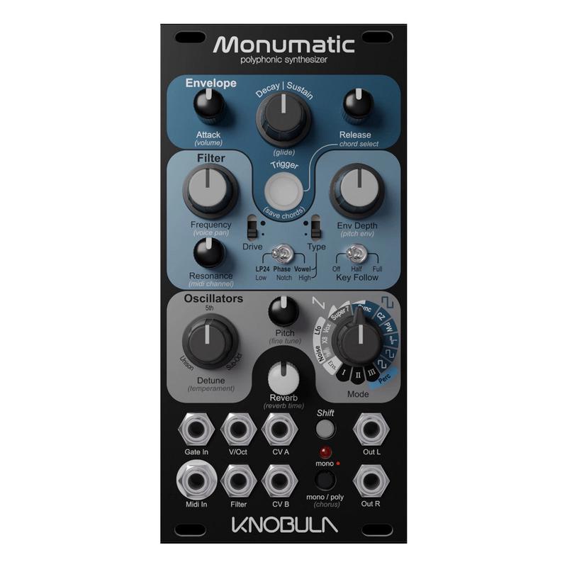 Knobula Monumatic Eurorack Synth Voice Module