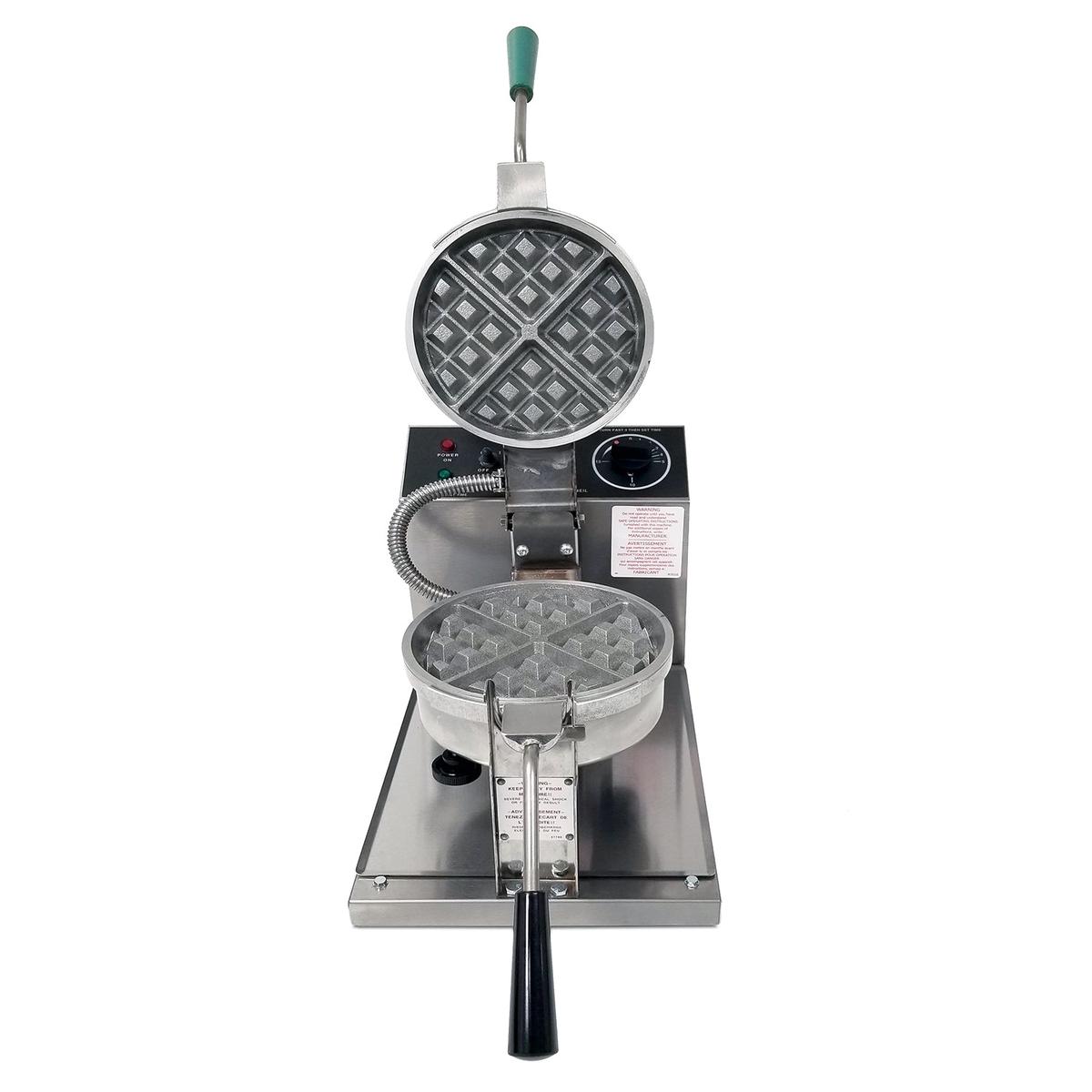 Removable Grid Round Belgian Waffle Baker