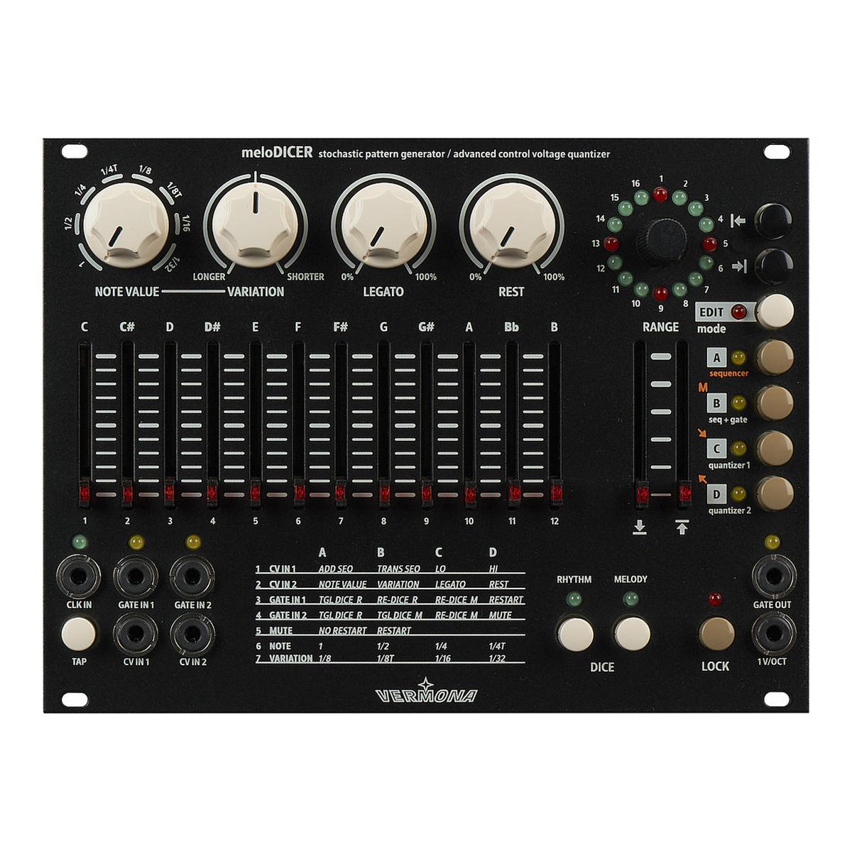 Vermona Melodicer Stochastic Pattern Generator