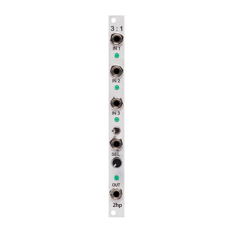 2HP 3:1 Eurorack Gate Switch Module