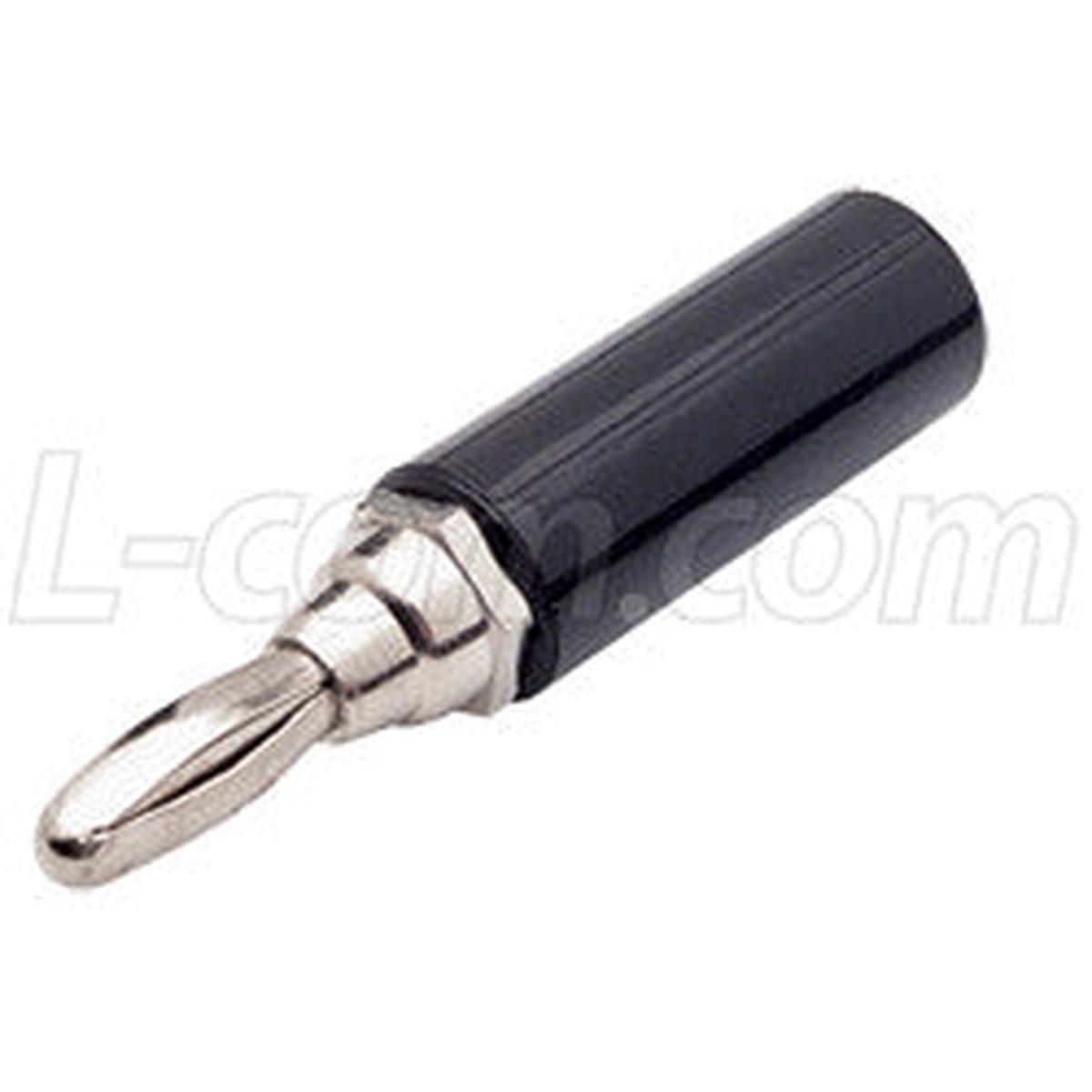 BC030B Connector BANANA Plug Solder Black