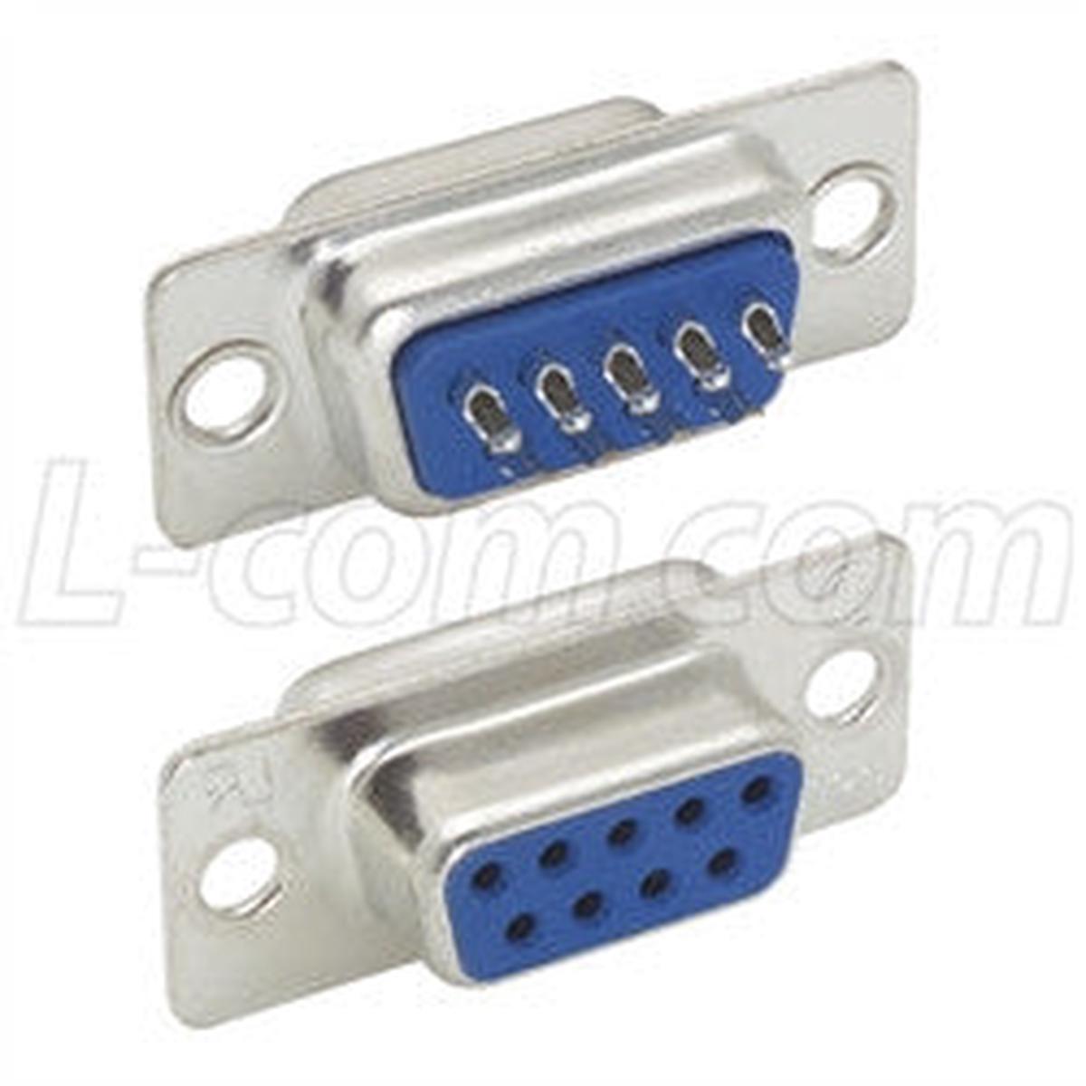SD9S Connector, DB9F Solder