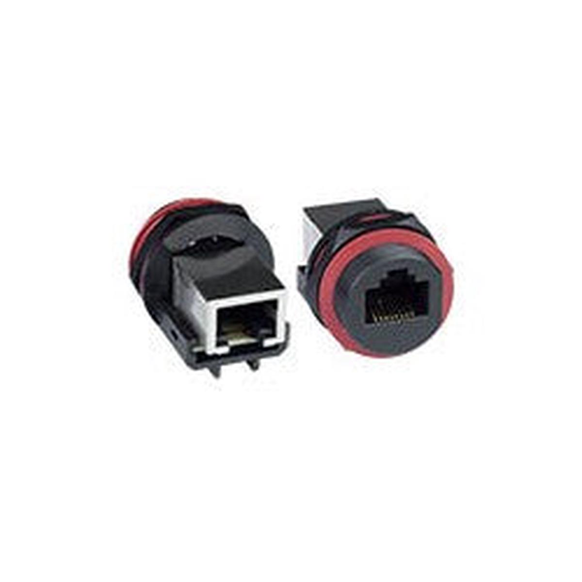 Case Side Waterproof RJ45 Connector with Jack