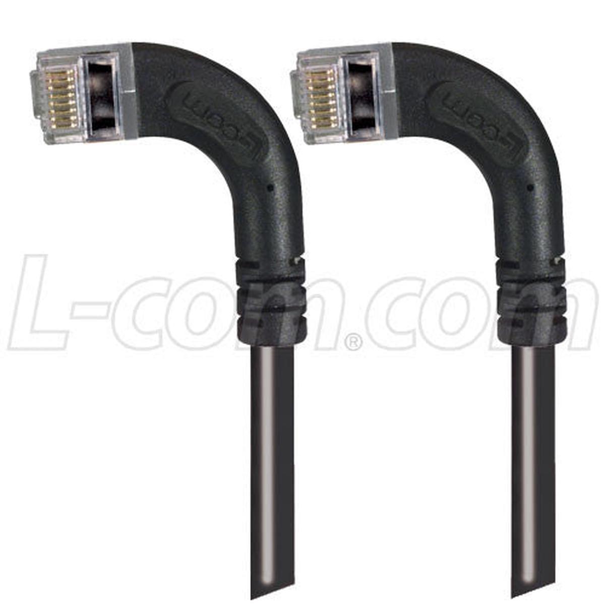 Patch Cable Cat5e LSZ FTP Left-Left Black 2 Feet