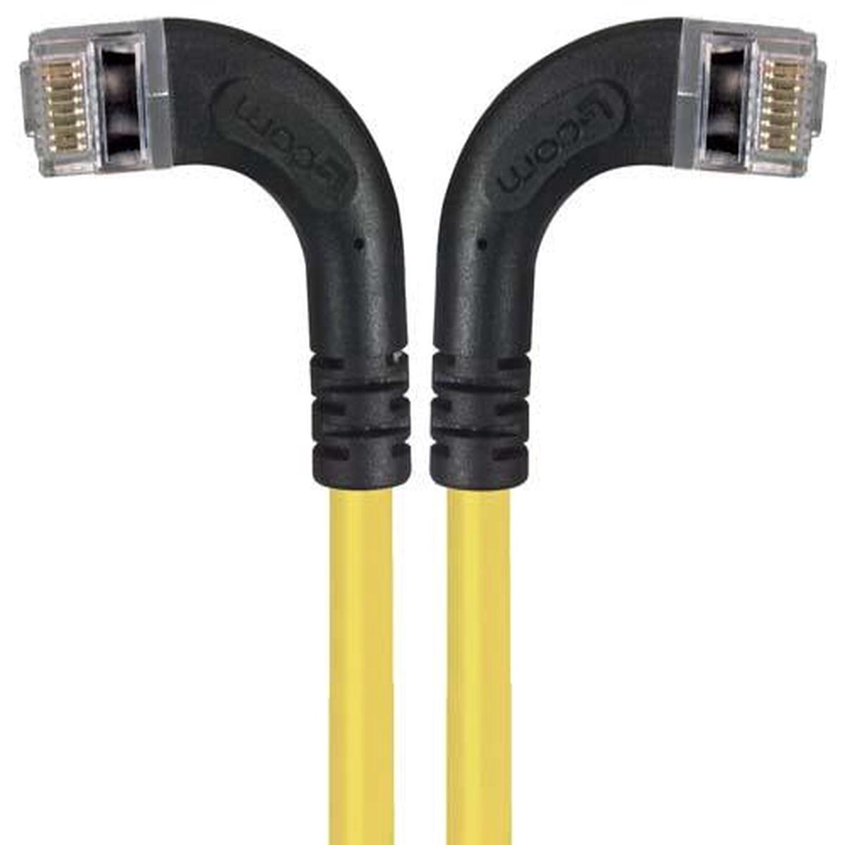 Patch Cable Cat6 PVC FTP Left-Right Yellow 25 Feet