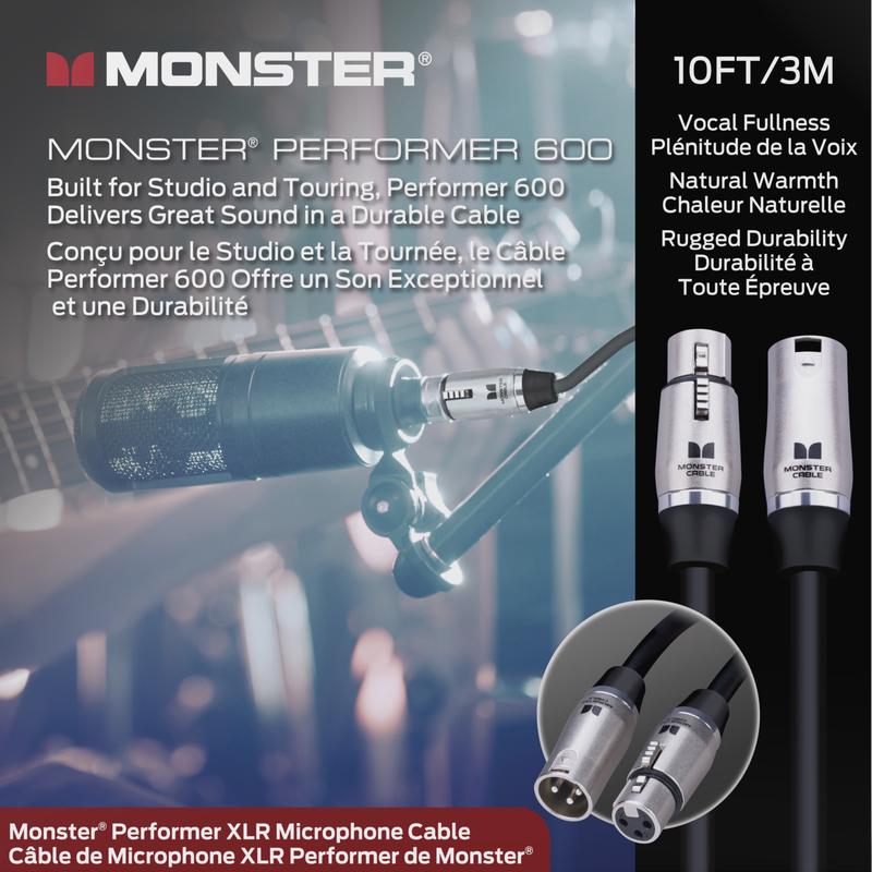 Monster Prolink Performer 600 Microphone Cable
