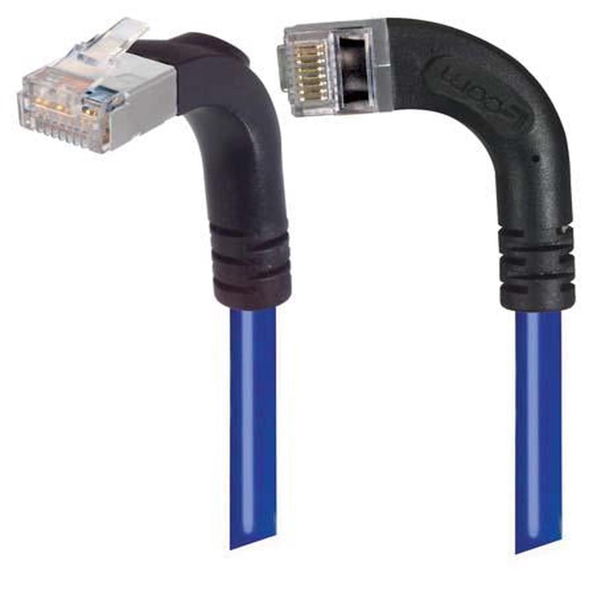 Patch Cable Cat5e PVC FTP Up-Left Blue 3 Feet
