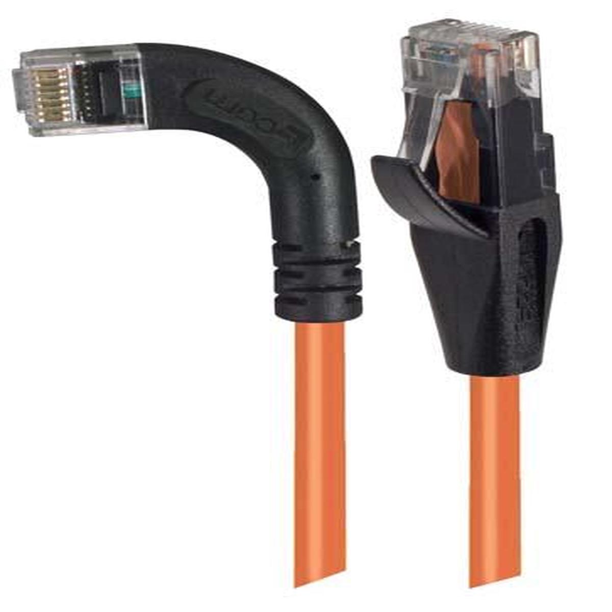 Patch Cable Cat6 PVC UTP Straight-Left Orange 25 Feet