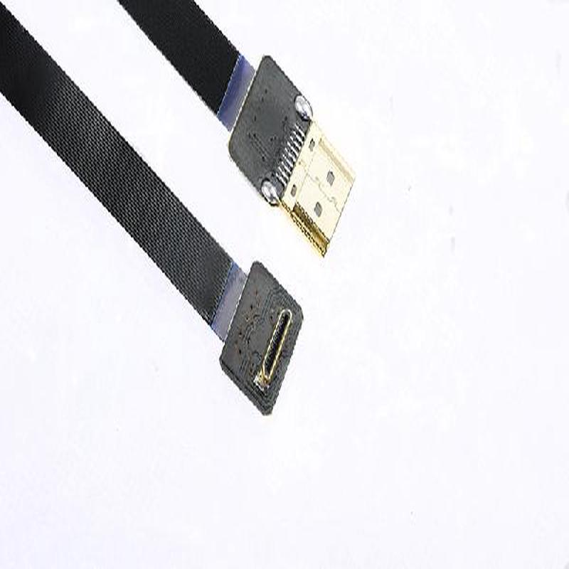 Soft shielded HDMI to Mini HDMI conversion cable - 30cm
