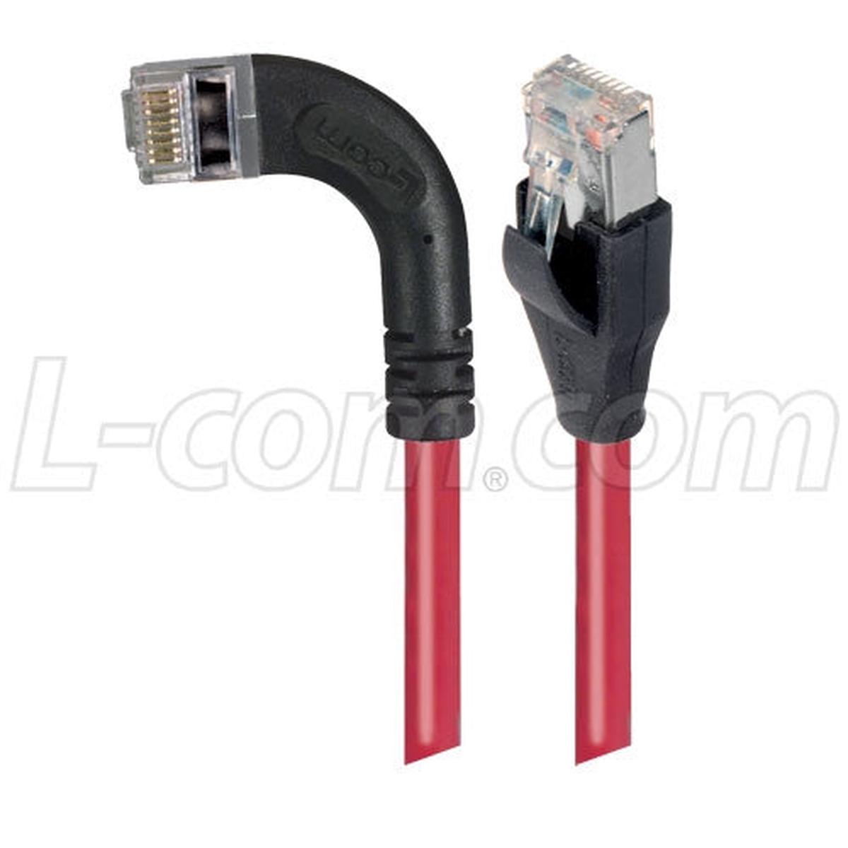 Patch Cable Cat5e LSZ FTP Straight-Left Red 10 Feet