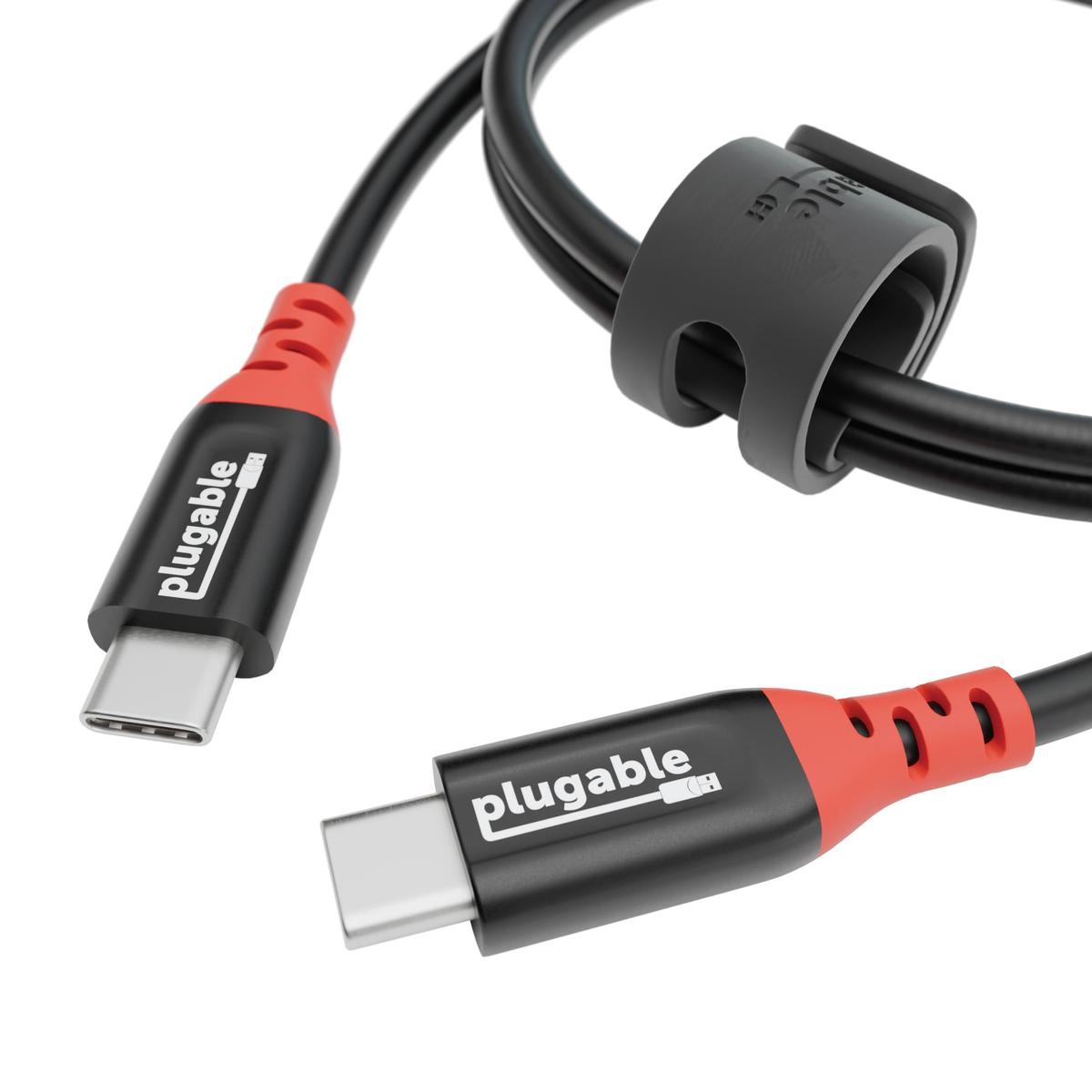 Plugable USB-C Cable, Data Blocker Charge Only, 240W (3.3 ft / 1m)