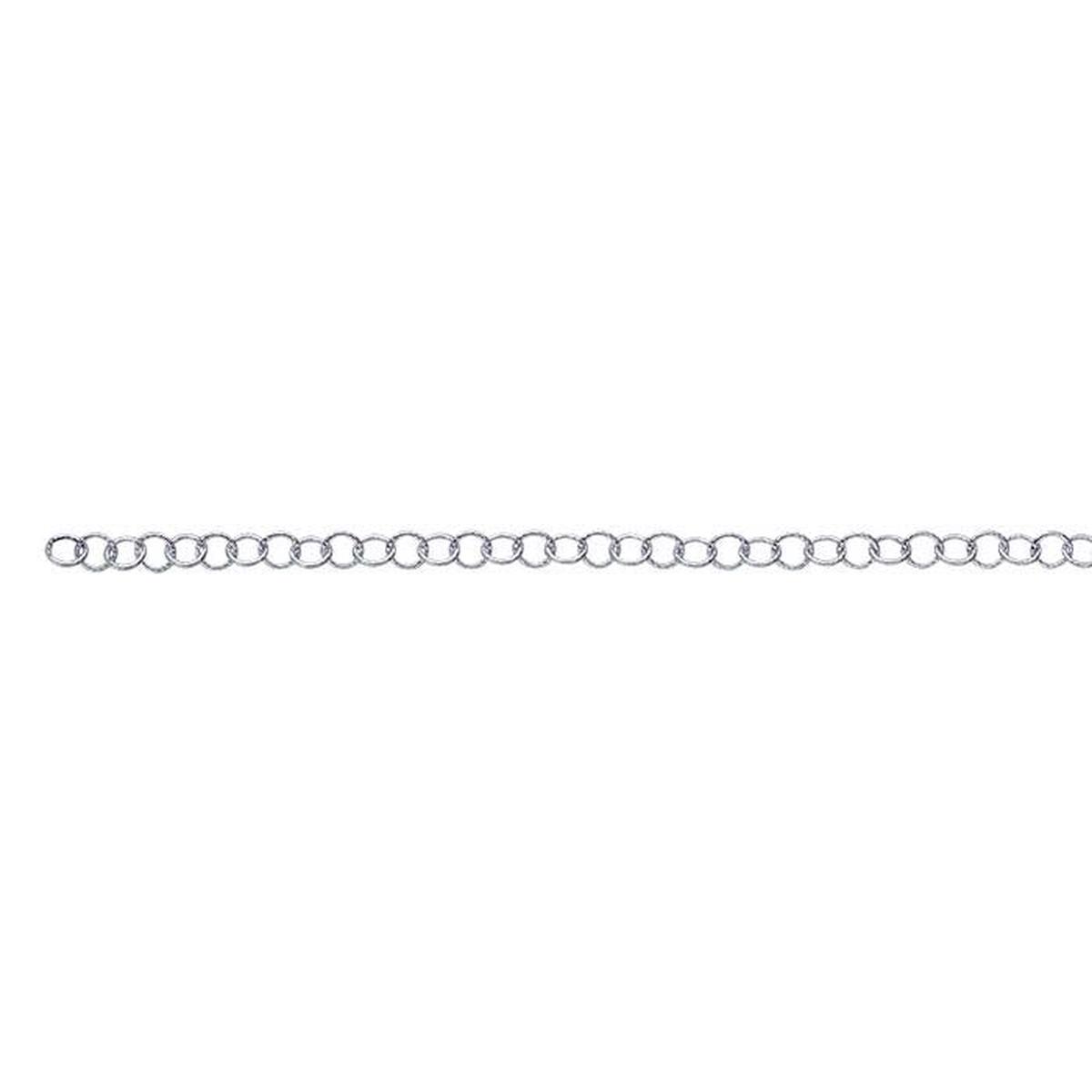 Sterling Silver Pattern Oval Cable Chain