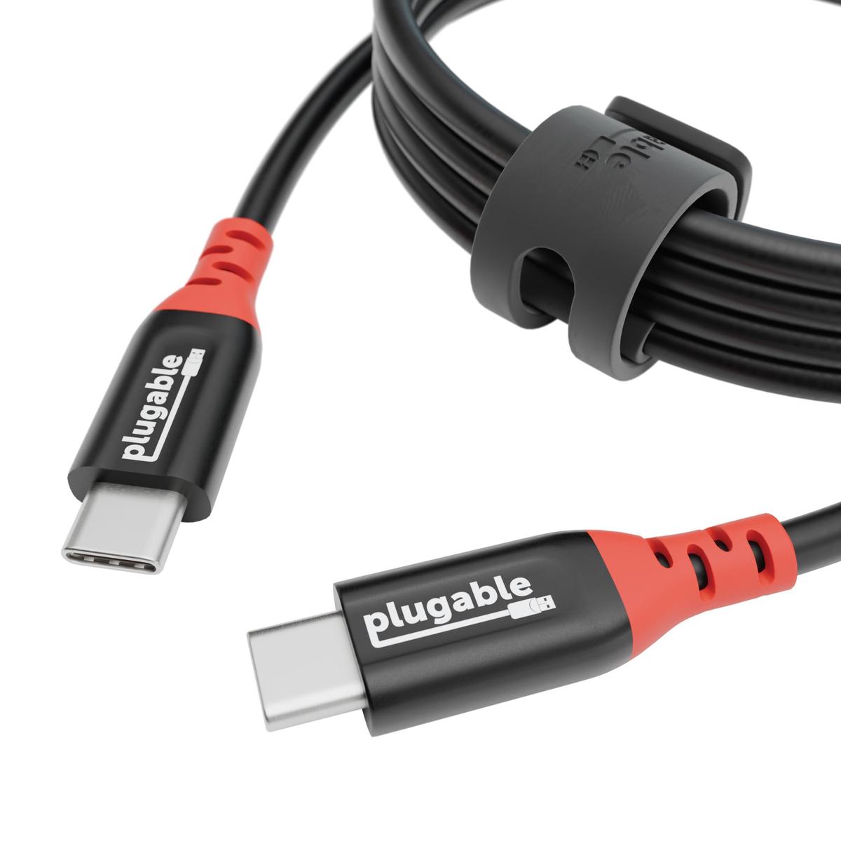Plugable USB-C Cable, Data Blocker Charge Only, 240W (6.5 ft / 2m)