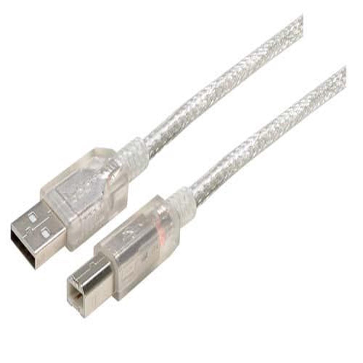 Clear Jacket Premium USB Cable Type A - B Cable 3.0m