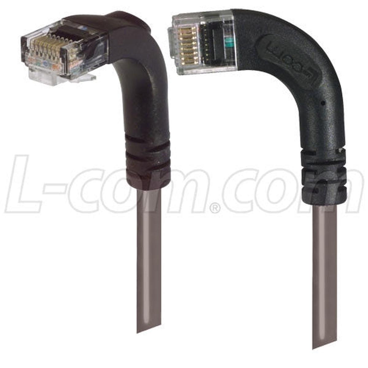 Patch Cable Cat5e LSZ UTP Left-Down Grey 30 Feet
