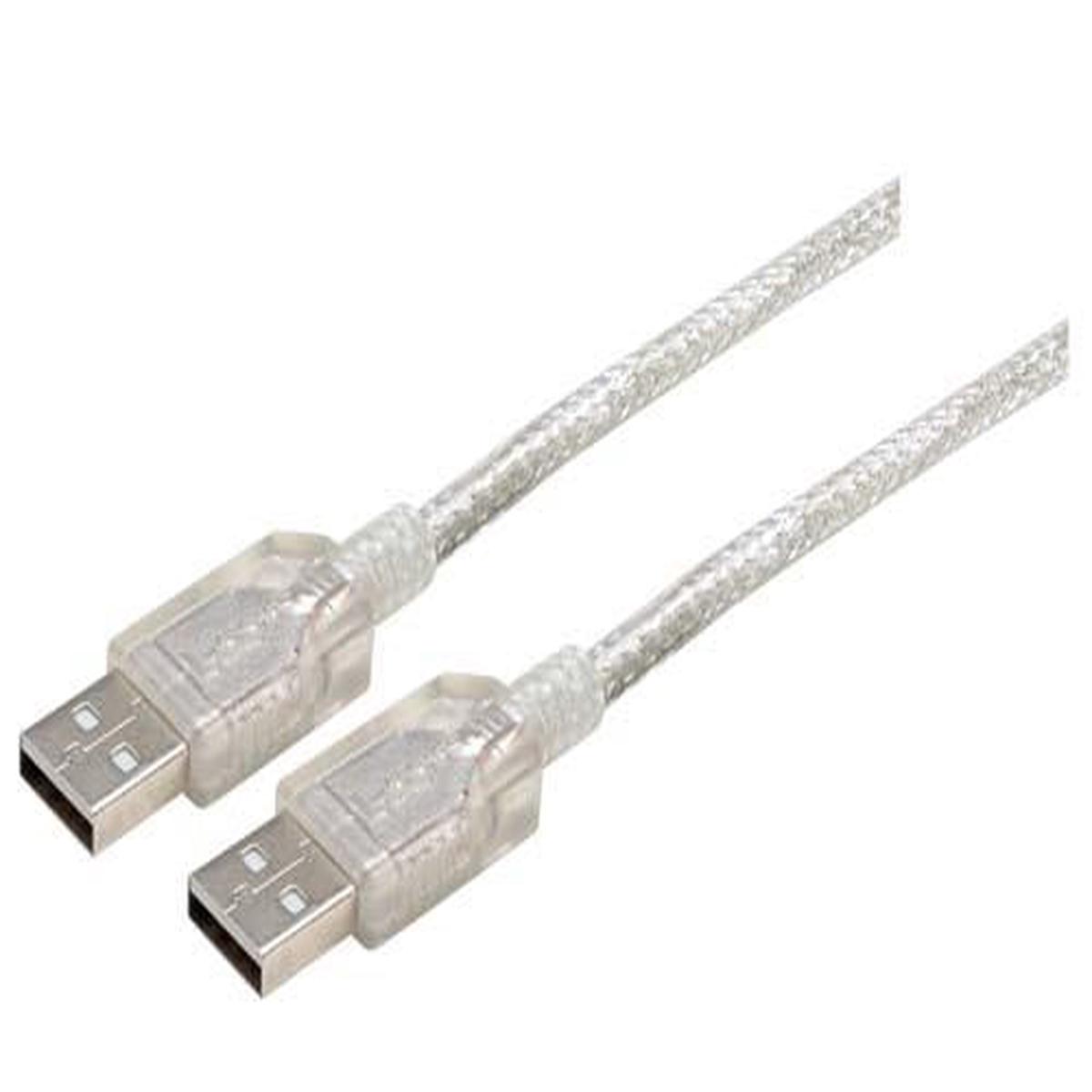 Clear Jacket Premium USB Cable Type A - A Cable 0.3m