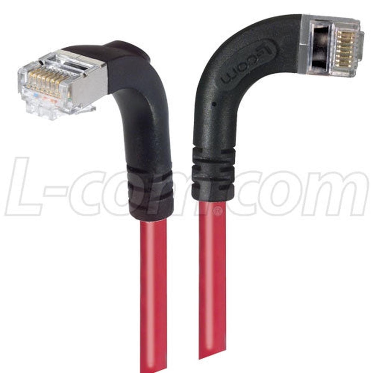 Patch Cable Cat5e LSZ FTP Right-Down Red 30 Feet