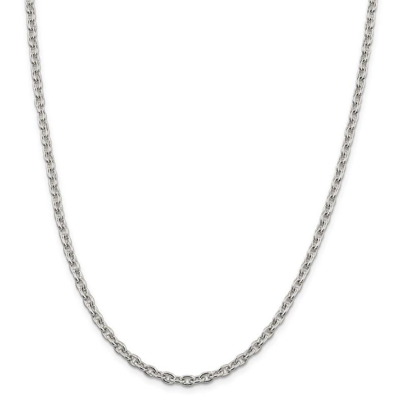 Sterling Silver 4.5mm Cable Chain