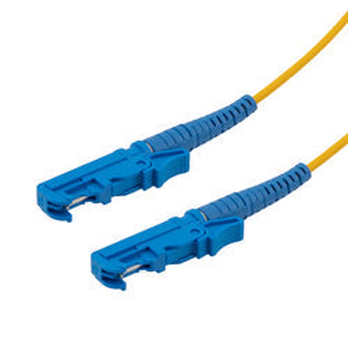 Fiber Optic Cable Assembly, E2000/UPC to E2000/UPC, SMF, 2mm jacket, 1 meter