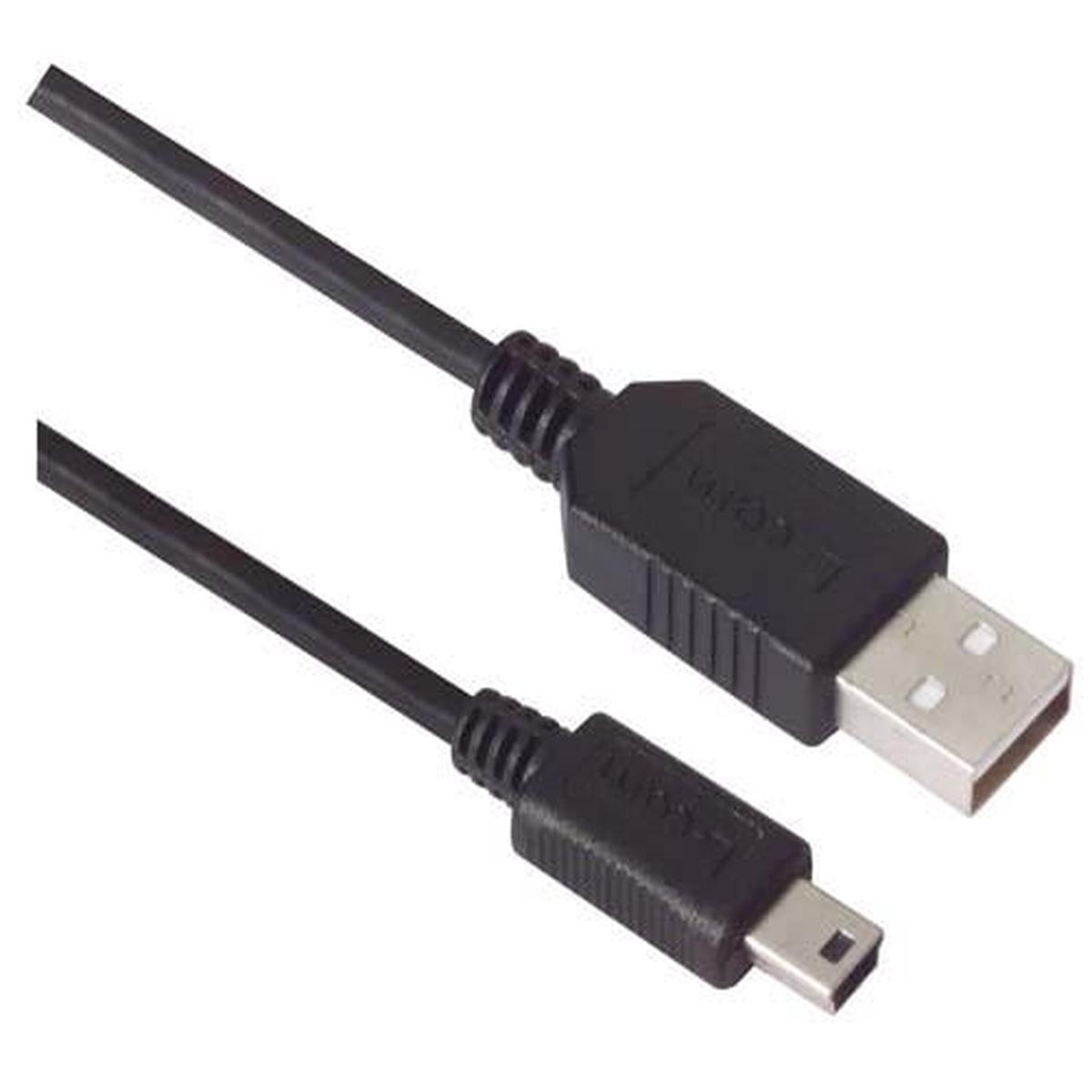 Premium USB Cable Type A - Mini B 5 Position 0.75m