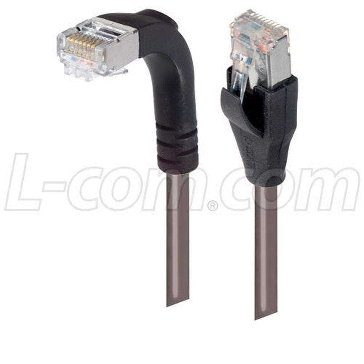 Patch Cable Cat5e LSZ FTP Straight-Down Grey 1 Foot