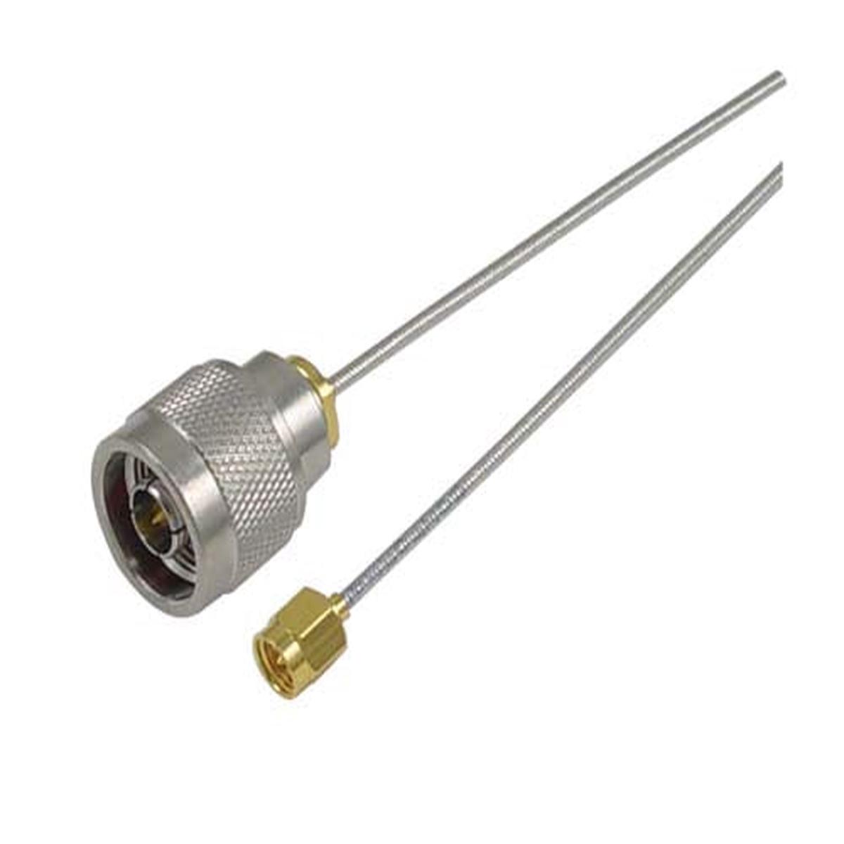 .085 Formable N-Male to SMA-Male Cable 12 inch