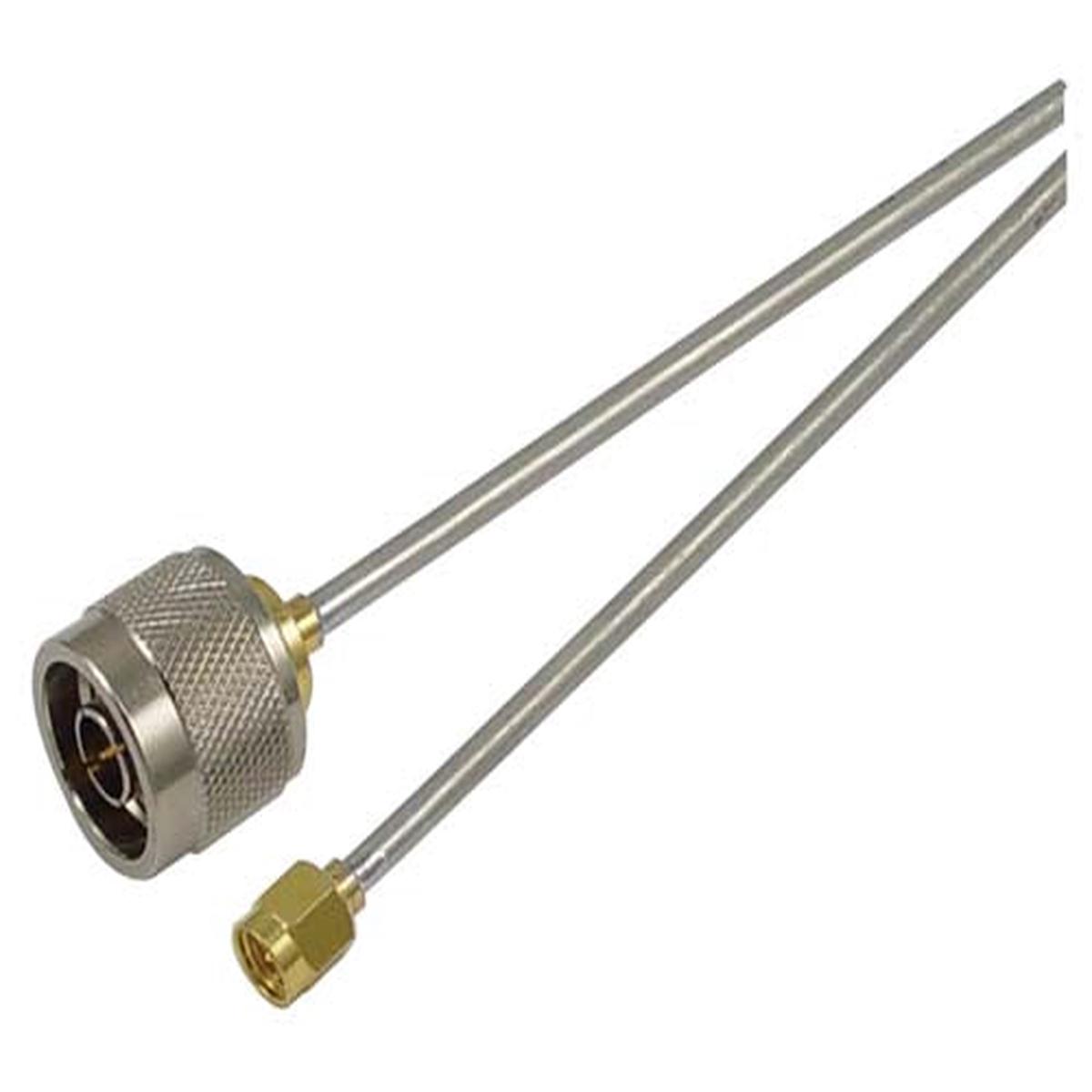 .141 Semi-Rigid N-Male to SMA-Male Cable 24 inch
