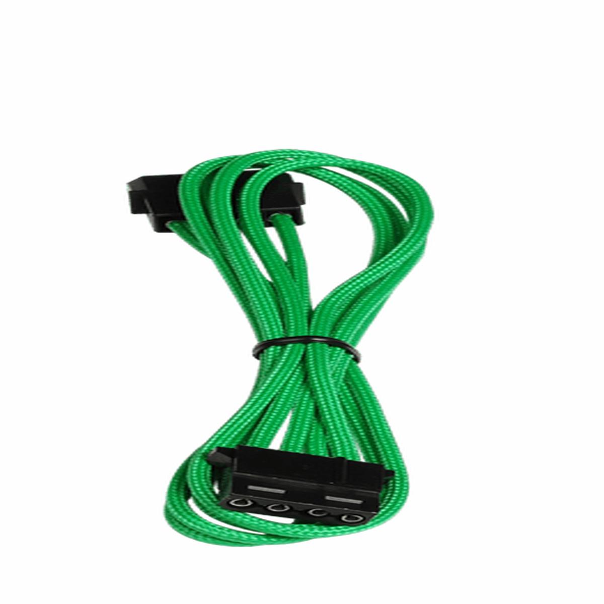 BitFenix Molex Extension Cable - 45cm - Green Sleeve