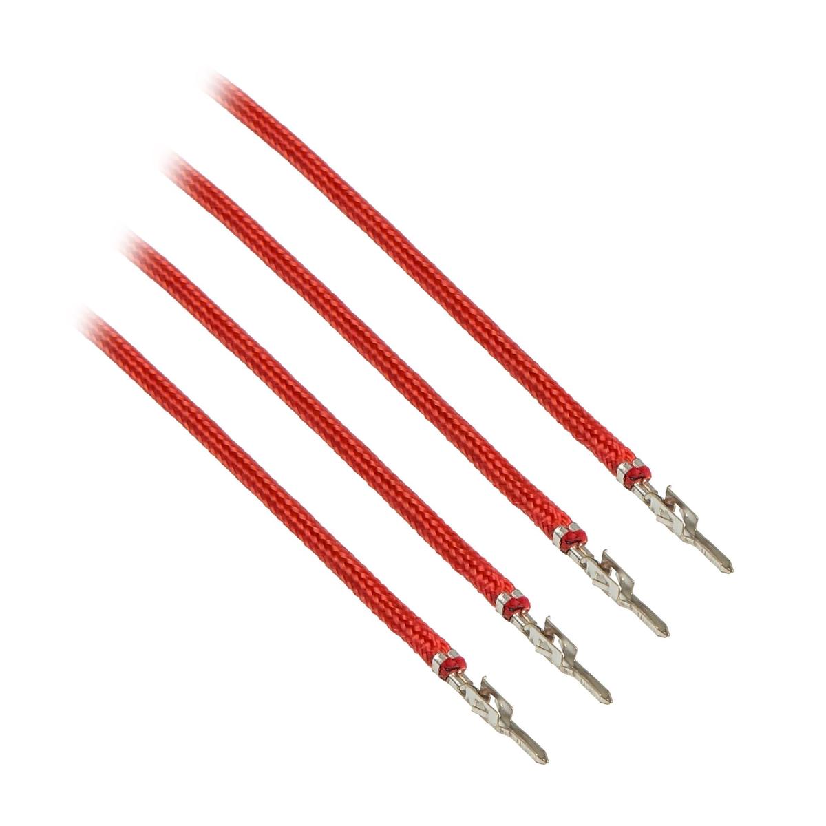 CableMod ModFlex Sleeved Wire - 24" Red 4-Pack