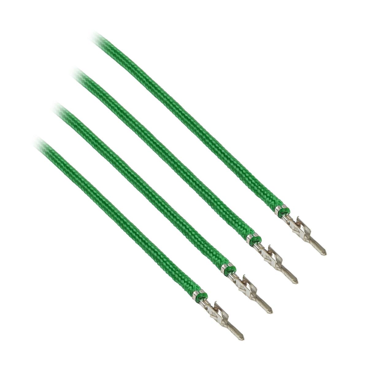 CableMod ModFlex Sleeved Wire - 8" Green 4-Pack