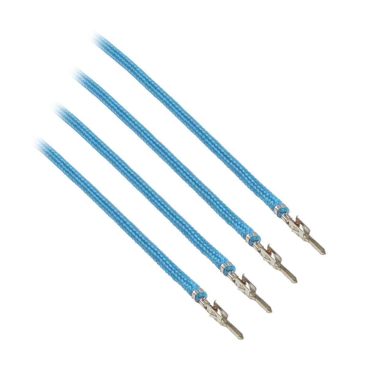 CableMod ModFlex Sleeved Wire - 8" Light Blue 4-Pack