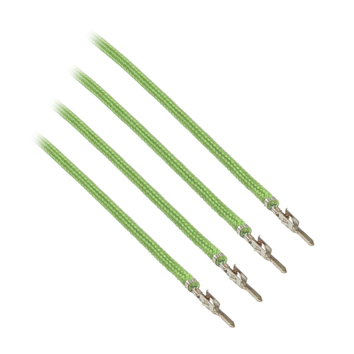 CableMod ModFlex Sleeved Wire - 8" Light Green 4-Pack