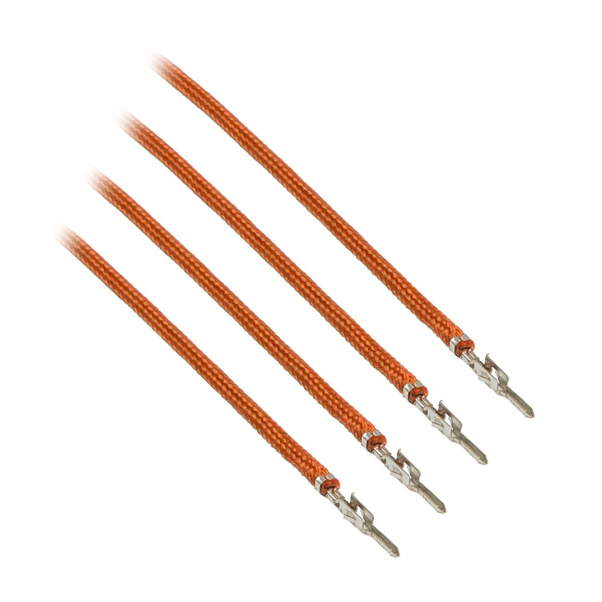 CableMod ModFlex Sleeved Wire - 8" Orange 4-Pack