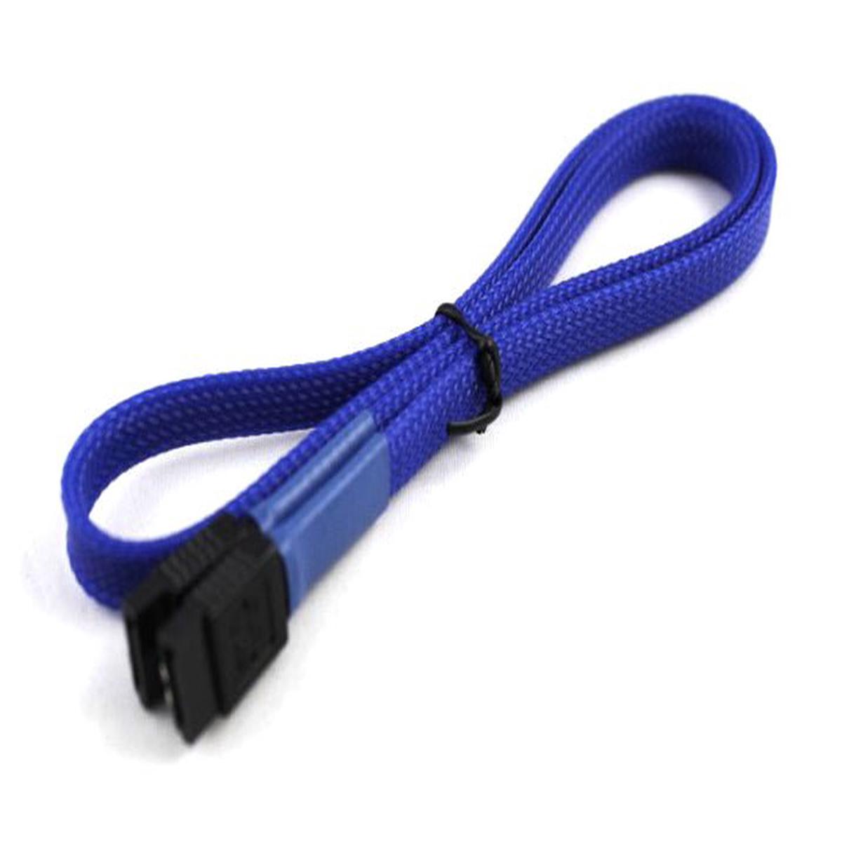 Darkside 60cm (24") SATA Data Cable - Dark Blue UV