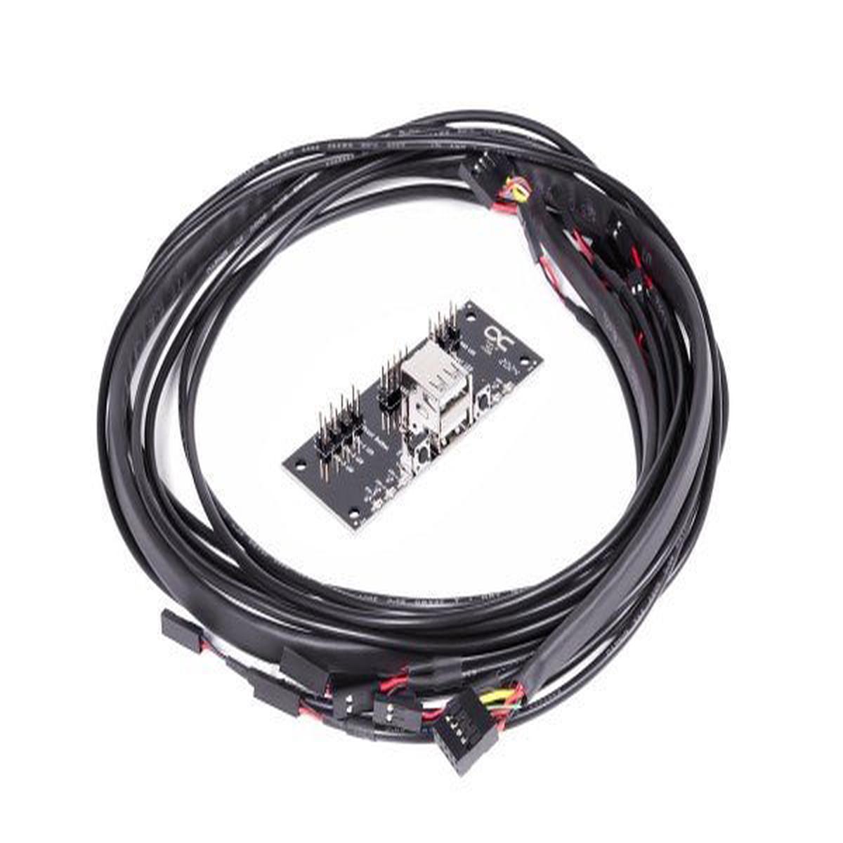 Front I/O-Panel with USB 2.0 and cable kit for Servercases